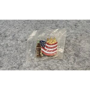 Coca-Cola USA‎ Flag Coke Bottle Olympic Pin